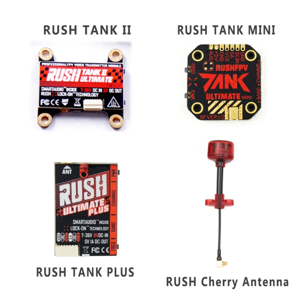 Drone Receiver - Émetteur vidéo RUSH TANK Ultimate II/Mini/PLUS/Solo