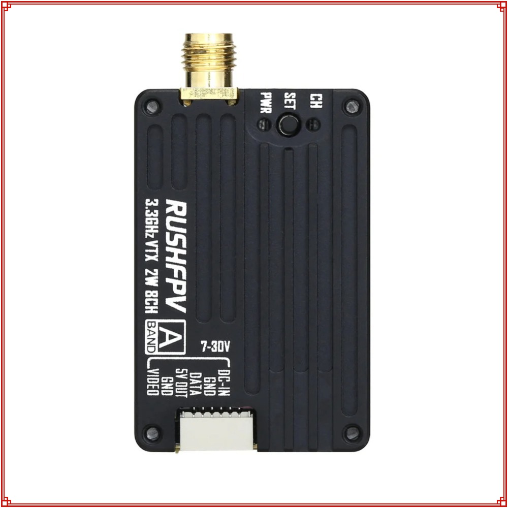 Nouveau 2026 RUSHFPV 3.3G 2W V - Drone Receiver avis et prix